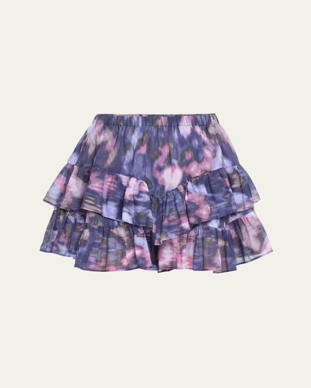 Jocadia Tiered Pull-On Shorts